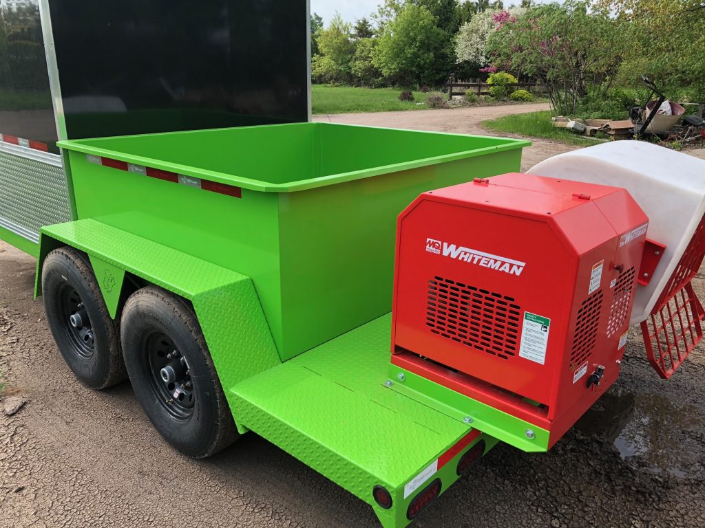 18 ft Professional Curbing Trailer Curb Depot Curbing Machines