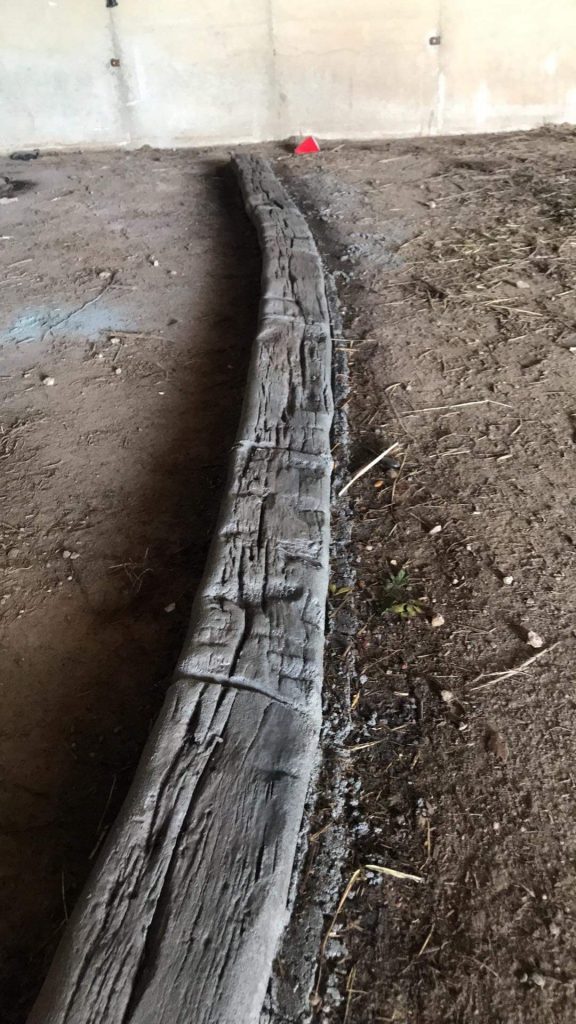 Hand Hewn Wood Stamps Curb Depot